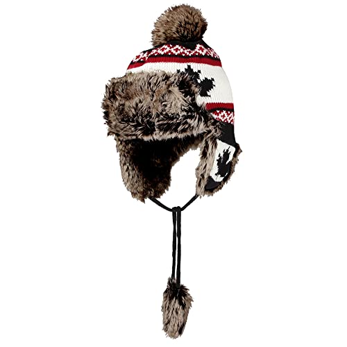 WITHMOONS Fleece Maple Fair Isle Knit Beanie Hat...