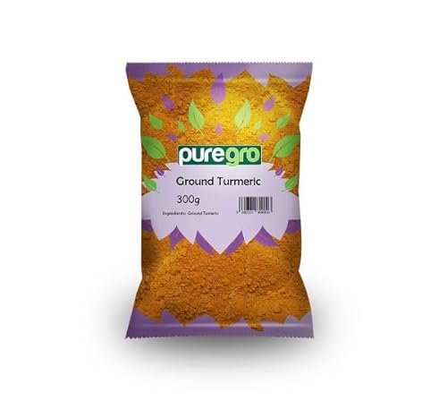 Puregro Turmeric Powder 300g (PACK OF 1) | Haldi Powder | Yellow Root | Terre Merite | Haldar | Haldi | Premium & Qulity Product by Puregro.