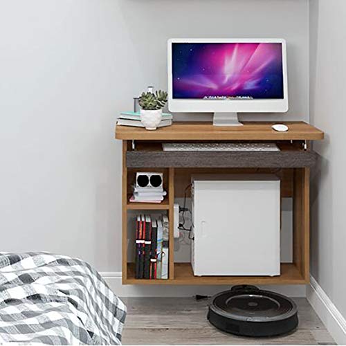 Bureau d'ordinateur mural convertible capacité 50 kg pour maison - 7