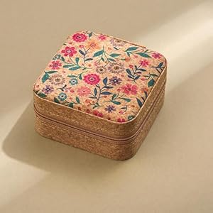 ZUBAT Travel Jewellery Box | Retro Storage Box Portable Jewelry Box | Fabric Jewelry Organizer Creative Travel Accessories for Rings and Jewelry 19 41HpDz4tqYL. SL500 . SS300