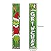 It's December Christmas Porch Sign, Christmas Hanging Banner Flag, Courtyard Indoor And Outdoor Party Holiday Ornament (12 x 72 inches)