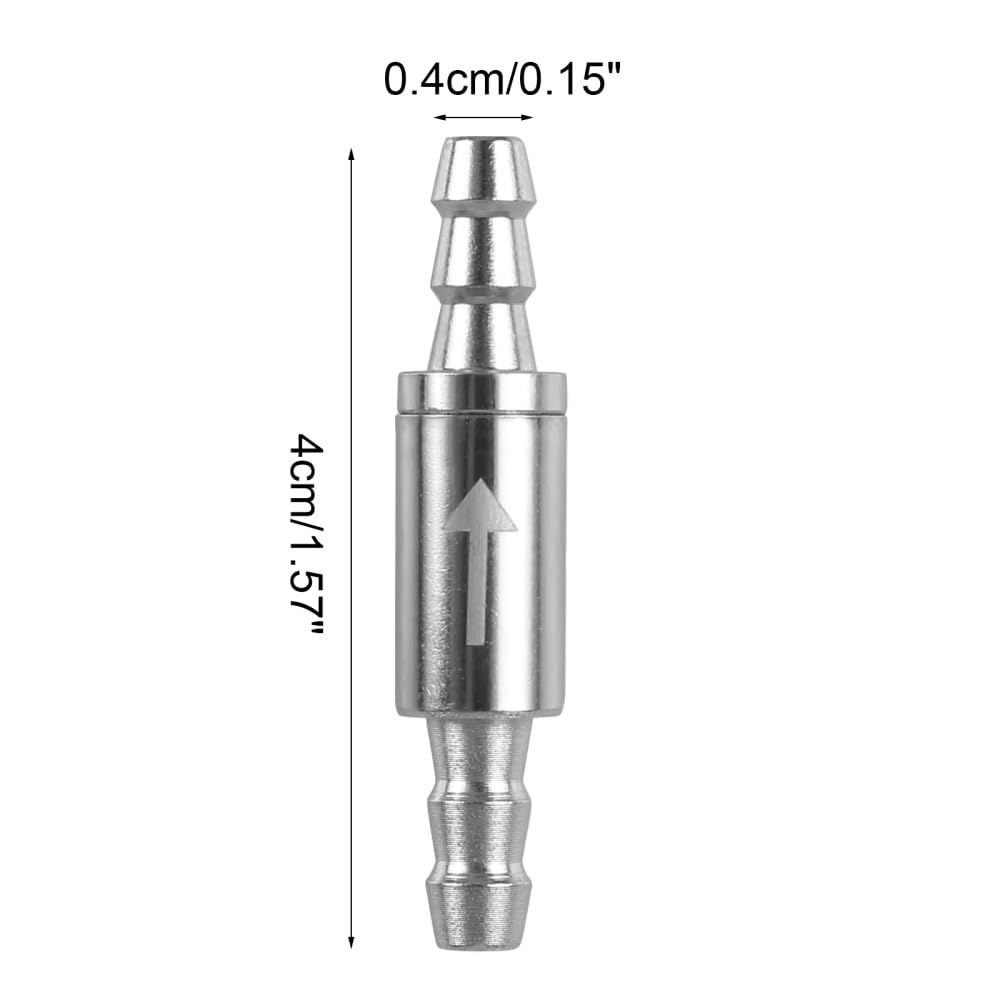 SUPERFINDINGS Rückschlagventil 8mm (5/16 Zoll) – Einweg-Ventil Aus Kunststoff Für Aquarium & Luftpumpe, 10 Stück