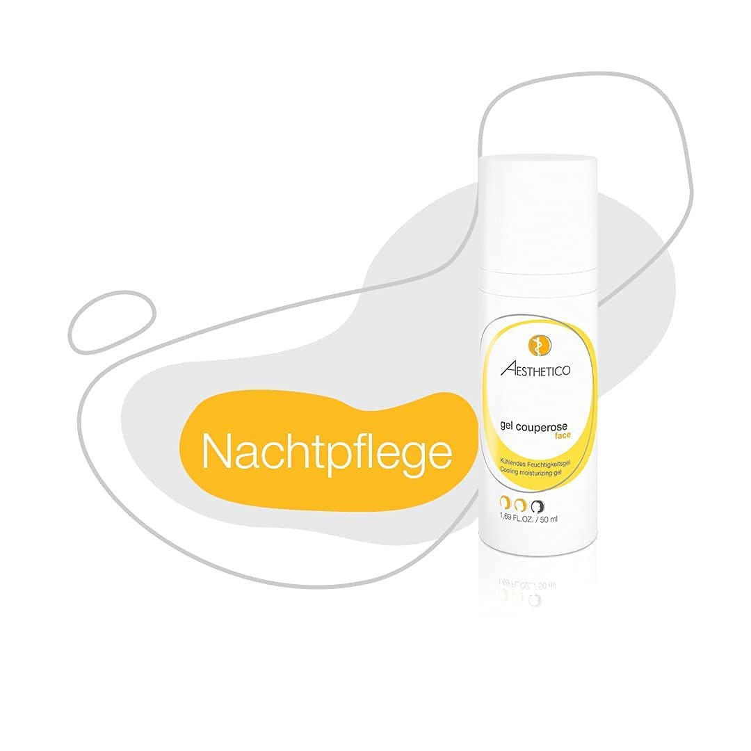 AESTHETICO Couperose Gel Stärkt Gefäße, Beruhigt Haut 5 x 50ml