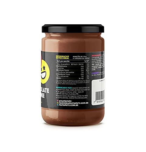 Putz Pasta De Amendoim (600G) - Sabor Chocolate Brownie