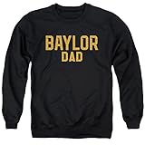 Baylor University Official Dad Unisex Adult Crewneck Sweatshirt ,Black, X-Large