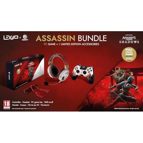 Lexip ASSASSIN’S CREED SHADOWS “ASSASSIN” BOX PC GAME HEADSET CONTROLLER