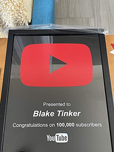 Custom Creator Awards | TikTok, Instagram, Youtube, Spotify, Twitch, Facebook, Beatport | 8x10 Framed Social Media Plaque