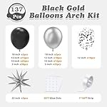 Galaxy Party Decorations Themed Backdrop with Balloons Arch Kit for Boys Kids Birthday Party Universe Wars Background Galaxy Themed Cake Table Decorations - Image 4