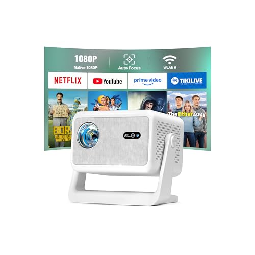 Image of AuKing Projector, 2026 Upgraded Mini Projector, Full HD 1080P Home Theater Video Projector, Compatible with HDMI/USB/Smartphone/TV Box/Laptop