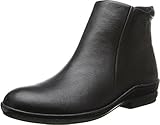 David Tate Womens Simplicity Leather Zip-Up Ankle Boots, Black Calfskin, 9 X-Wide