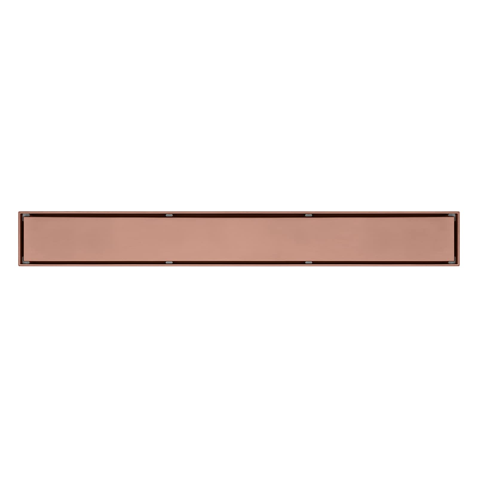 Desagüe de Ducha de 24 Pulgadas con Rejilla para Azulejos, desagüe de Ducha con Filtro de Pelo, desagüe de Ducha de Acero Inoxidable 304 para baño, Oro Rosa (Oro Rosa)