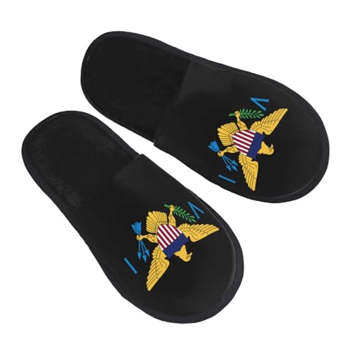 Us Virgin Islands Flag Slippers Men'S Slides Unisex Anti-Skid House Slippers