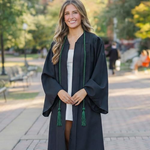 Image of GraduationMall Graduation Honor Cord 68 inch Forest Green