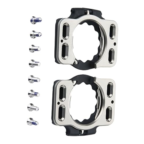 GOOHOCHY Mountain Bike Lock Step Lock Bike Replacement Accessories Self-Locking Pedal Cleat Cycling Pedal Clip-in Clips Kit