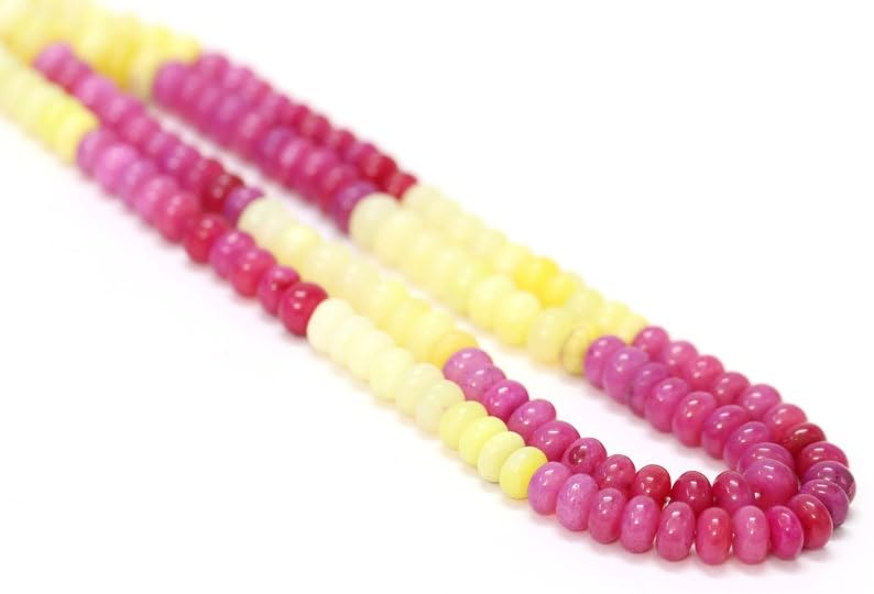 Perles en pierre précieuse pour collier en perles lisses - 3