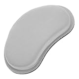 STOBOK Almohadilla para La Muñeca del Ratón Almohadilla De Escritorio para Teclado Alfombrilla De Ratón Suave Reposabrazos Portátil Reposamuñecas De Gel para Ratón Licra Grey