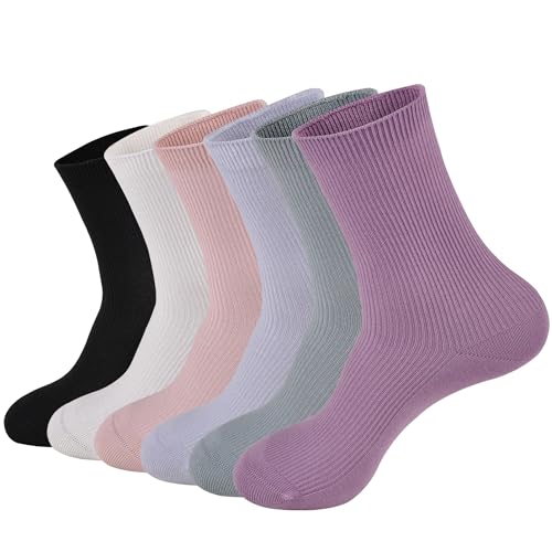 GKX Colorful Casual Athletic Socks for Women - Lightweight & Stylish Ladies Socks, Fun & Vibrant Size 9-11