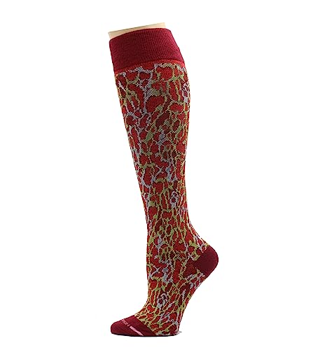 Image of Dr. Motion 3 Pairs Light Summer Bright Fun Graduated Compression Women's Knee-Hi Socks