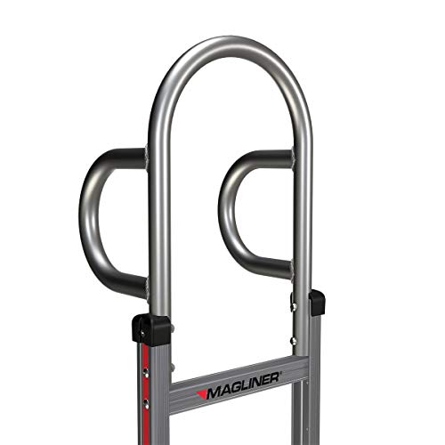 Manija doble vertical de 55'' para carrito de mano de 2 ruedas