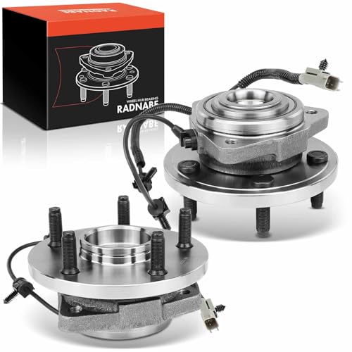 Frankberg 2x Wheel Bearing Hub Wheel Hub Front Left Right Compatible with Commander XH XK 3.0L-5.7L SUV 2005-2010 Grand Cherokee III WH WK 3.0L-6.1L SUV 2005-2010 Replace# 52089434AB
