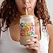 Cool Mom Club 16oz Frosted Glass Cup - Ideal Mother's Day, Birthday Gift for Mom from Daughter, Son, Kids, Mama Glass Cup with Straw, Cute Mommy Christmas Gifts for Mommy, Cool Gifts for Your Mama