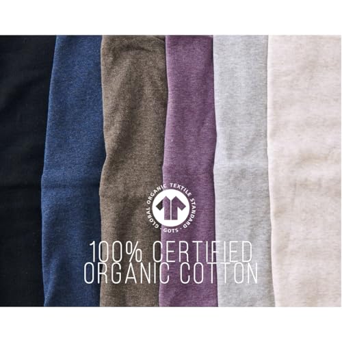 CHARM Organic Cotton Headband Gaiter - Turban Neck Warmer Tube Face Cover Mask2