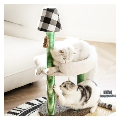 Poteau à gratter pour chat multicouches avec cadre d'escalade QM048 - 2