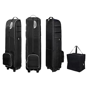 Generic Wodoodporna Torba Golfowa Podróżna z Kółkami