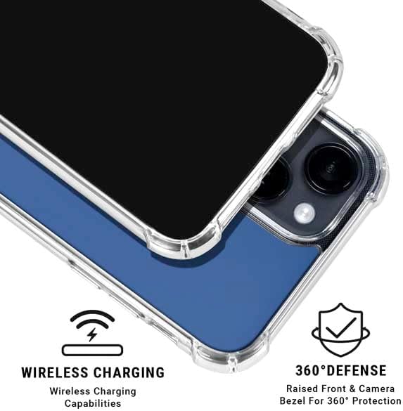 Skinit Clear Phone Case Compatible with iPhone 14 - Officially Licensed University of Kentucky UK Wildcats Design