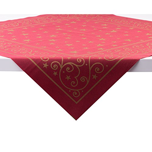 Mitteldecke Weihnachten Papier 25 Sovie HORECA Tischdecke Liam in Bordeaux aus Linclass® Airlaid,...