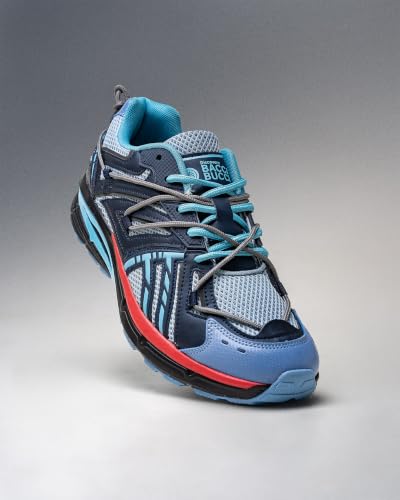 Image of Bacca Bucci x Discovery Vulcan Men's Outdoor Lifestyle Sneakers | Breathable Mesh Upper | Speed Lacing System | Cushioned EVA Midsole