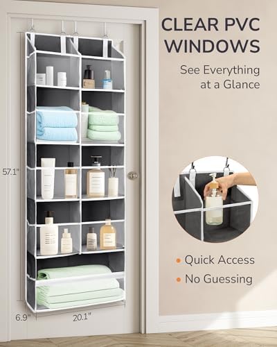 Over the Door Organizer, 5-Tier Extra Large Hanging