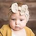 CÉLLOT 20 Colors Super Stretchy Soft Knot Baby Girl Headbands with Hair Bows Nylon Head Wrap For Newborn Baby Girls Infants Toddlers Kids