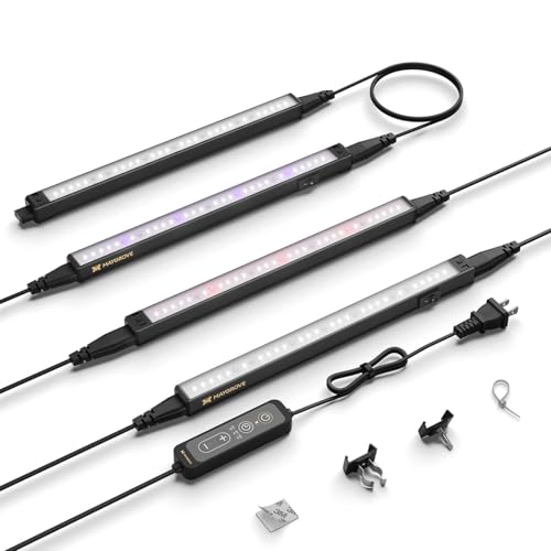 Grow Light Strips with Timer, 4 Pack