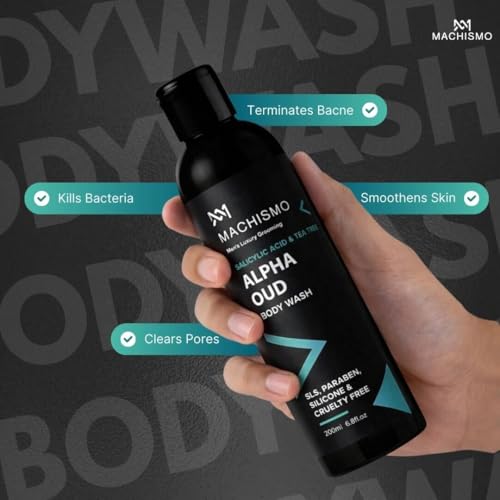 Image of Machismo's Bacne Terminator Body Wash for Men | Back Acne Treatment | 12-Hour Moisturizing | All Skin Types | Clear Skin | Deep Cleansing