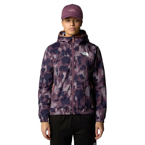 THE NORTH FACE Chaqueta de softshell para mujer, con estampado superior, cortavientos pintado, talla S