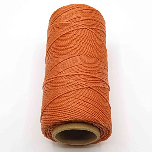Linhasita Waxed Thread 100 g / 170 m Polyester 1 mm Thick Macrame, 30 Colours Salmon - Image 2