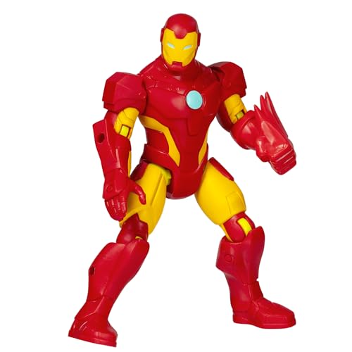 Avengers MixMashers Marvel, Figurine d'action Iron Man à mélanger, à Combiner avec Accessoires, à Collectionner Dès 4 Ans