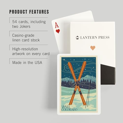 Baraja de Cartas Póker 52 Cartas Vail Colorado miniatura 3