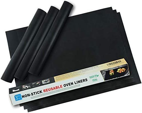 2-Pack Heavy Duty Oven Liners – Non Stick Teflon Oven Mats For Bottom Of Gas & Electric Ovens – Reusable, Easy Clean - View #3