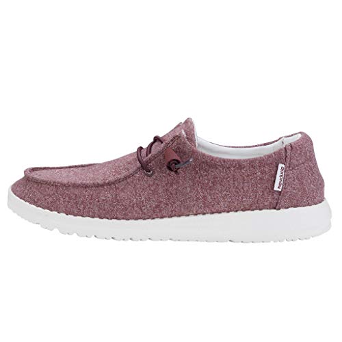 Image of HEYDUDE Women's Wendy Chambray | Women's Shoes | Women's Lace Up Loafers | Comfortable & Light-Weight