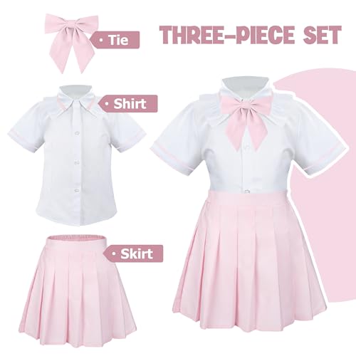 Conjunto disfraz uniforme escolar para niñas 9-10 años miniatura 3