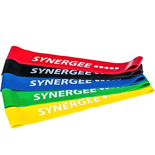 Synergee Exercise Fitness Resistance Band Mini Loop Bands That Perform Better When Working Out at Home or The Gym