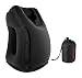 Inflatable Travel Pillow by Red Eye Club — Airplane Pillow, Rest Pillow, Airplane Neck Pillow, Nap Pillow, Ergonomic Support for Head, Neck, Back Pain (Black)
