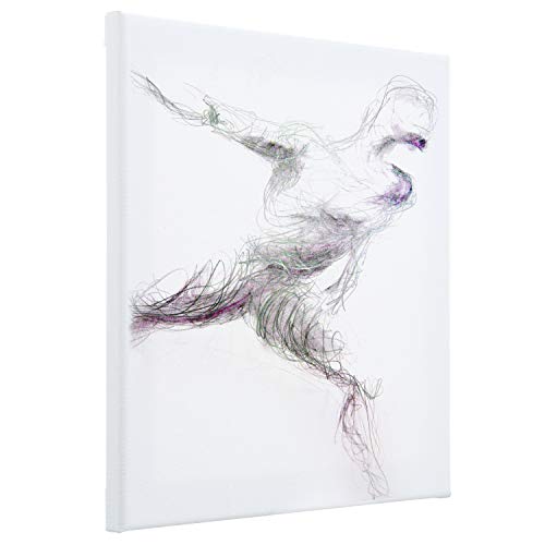 Pre Stretched Cotton Canvas, 8X10 Inch | 10 Pack Of Triple Primed Blank White Artists Canvases | Art Supplies For Painting, Acrylics, And Oil Paint | Value Set #TOP7