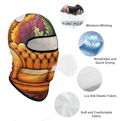 Balaclava Face Mask para Hombre Mujer Mascarilla Completa para Deporte al Aire Libre Ciclismo Pesca miniatura 3