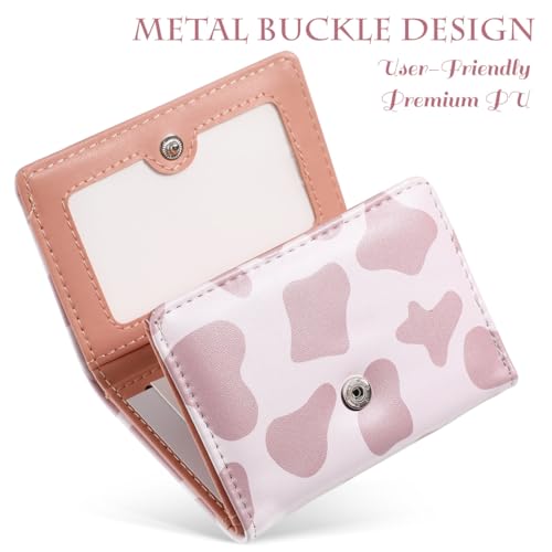 TENDYCOCO Cow Print Wallet for Women Stylish Pu Leather Purse Compact Card Holder for Cash Coins and Id for Girls and Ladies4