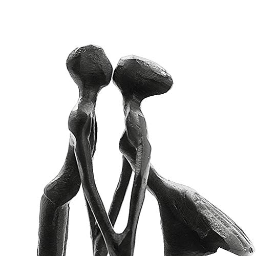 Dreamseden 6Th Anniversary, Wedding Anniversary, For Couple, Gifts For Her Or Wife - Iron Couple Sculpture Home Decor, Romantic Art Figurine For Girlfriend, Engagement, Marriage #TOP7