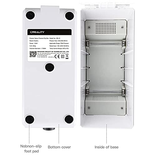 Image of Creality 3D Printer Filament Dryer Box, Keep Filament Dry During 3D Printing, Spool Holder Storage Box, Moisture-Proof