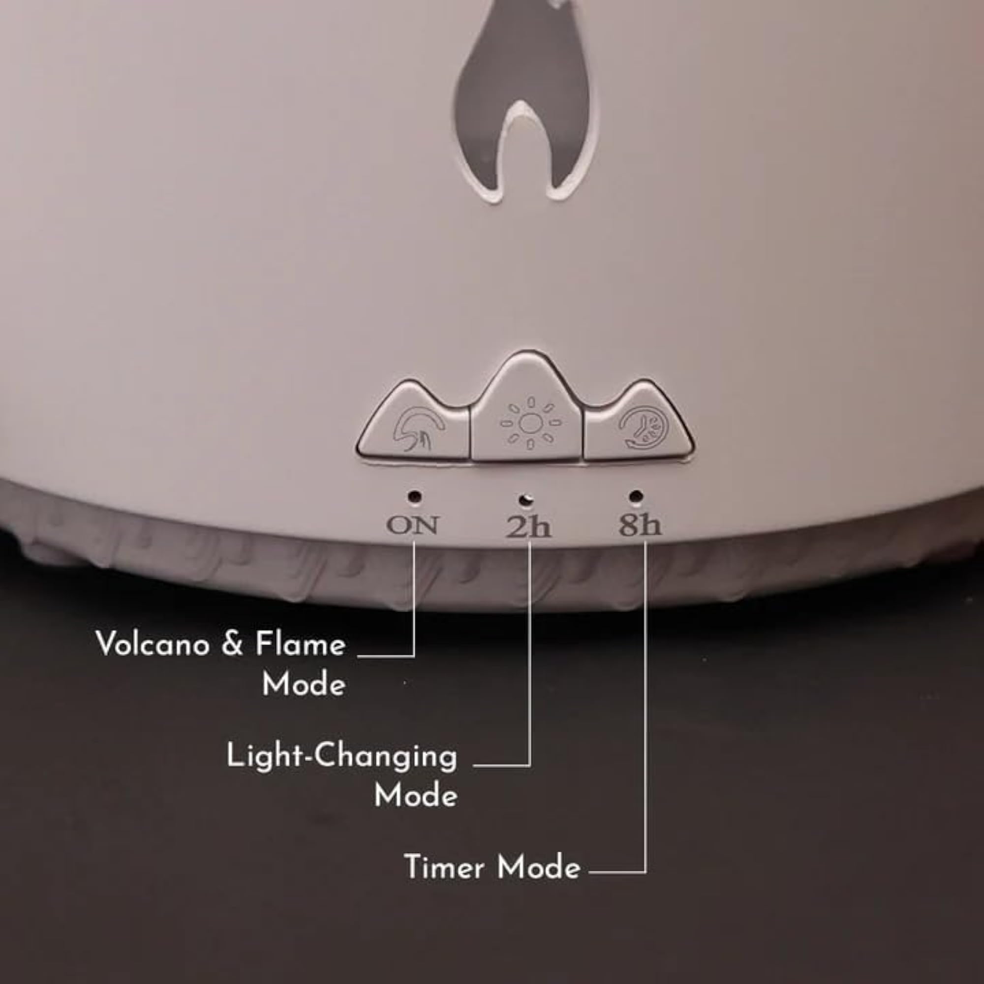 Vrishay Humidifier for Home with Flame Diffuser